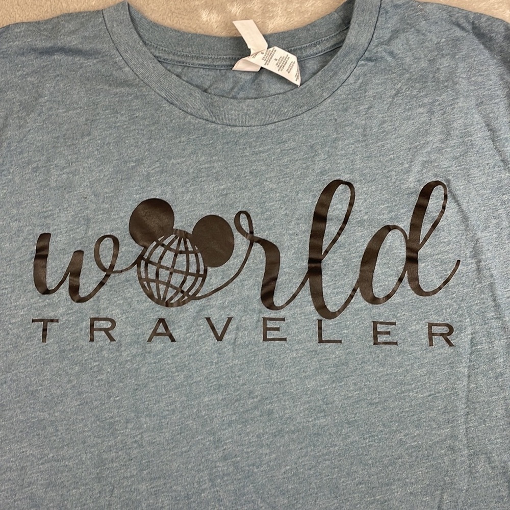 Disney Themed Long Sleeve Tee Shirt Women's Large - Picture 2 of 7